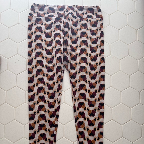 Lularoe TC leggings brown bulldogs - Picture 1 of 2